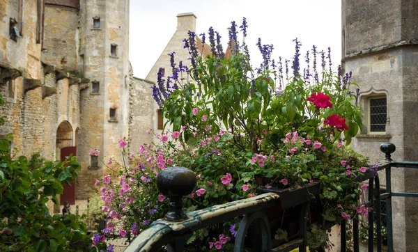 Medeltidsstaden Rocamadour Frankrike — Stockfoto