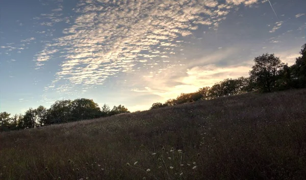 Franska Landskapet Sommar Frankrike — Stockfoto