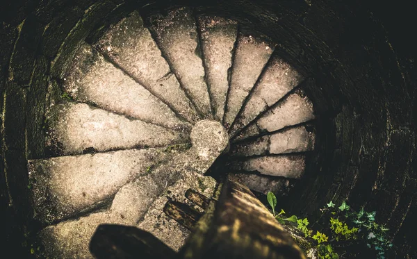 Спиральная Лестница Замка — стоковое фото