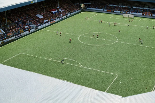 Miniatura holandesa soccerfield em Madurodam — Fotografia de Stock