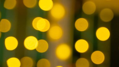 Bokeh odaklı ışıklarla soyut & Neşeli arkaplan