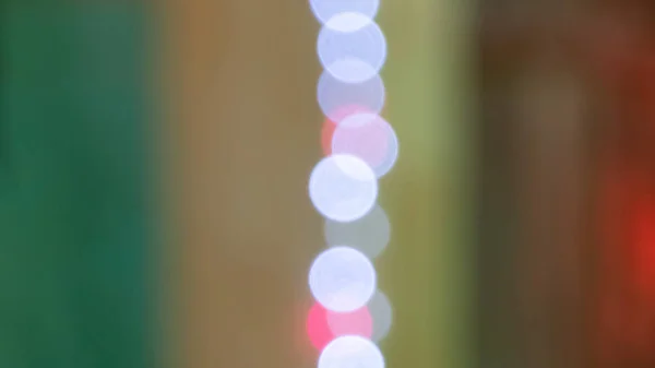 Fondo Abstracto Festivo Con Luces Bokeh Desenfocadas —  Fotos de Stock