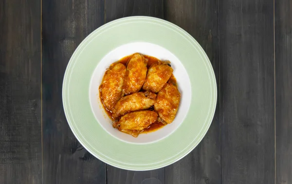 Baked chicken wings — Stock Photo, Image