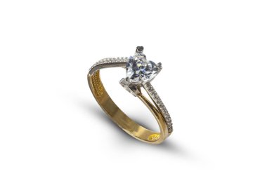 izole, altın alyans yakın çekim