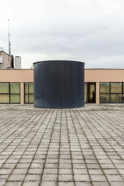 Water Tank Flat Roof — Stock Photo, Image