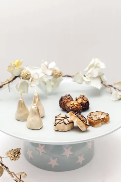 Beautiful Small Wedding Cakes Close — Stock Photo, Image