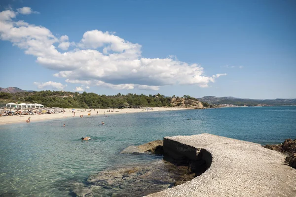 Kleiner Strand Griechenland Tassos Insel — Stockfoto