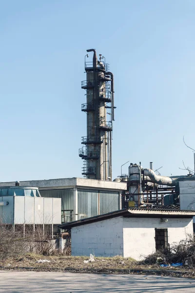 Abandoned chemical factory — Stock Photo, Image