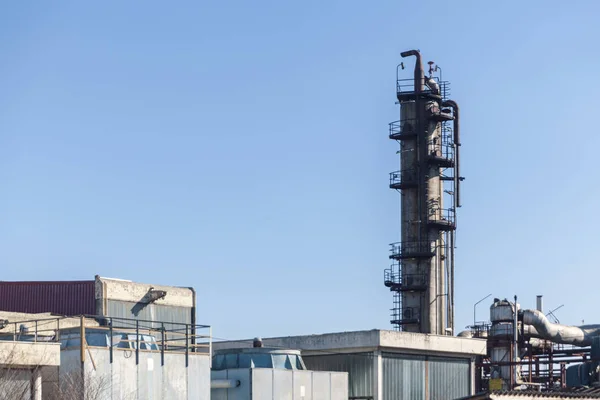 Abandoned chemical factory — Stock Photo, Image