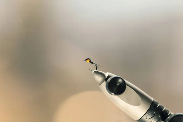 Vliegen koppelverkoop haken — Stockfoto