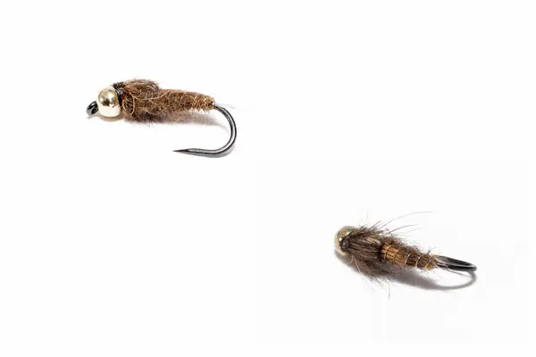 Крючки для мух — стоковое фото