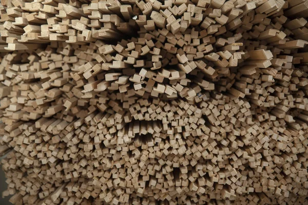Hromada dřevěných slátů — Stock fotografie