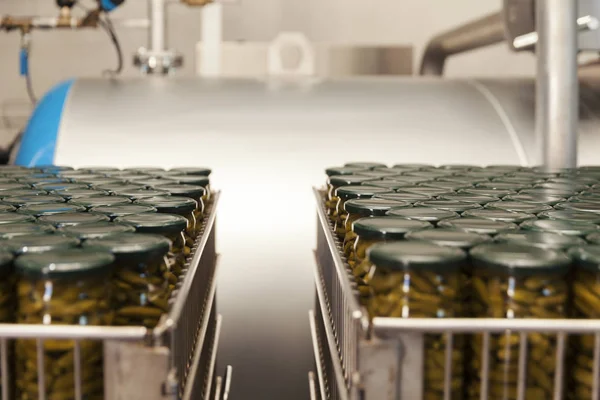 Pickles in jars — Stock Photo, Image