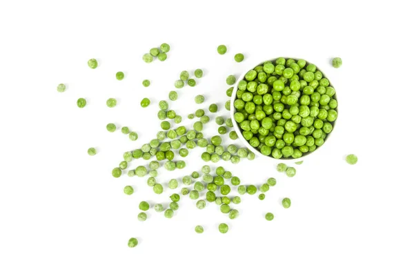 Frozen Peas Isolated White Royalty Free Stock Images
