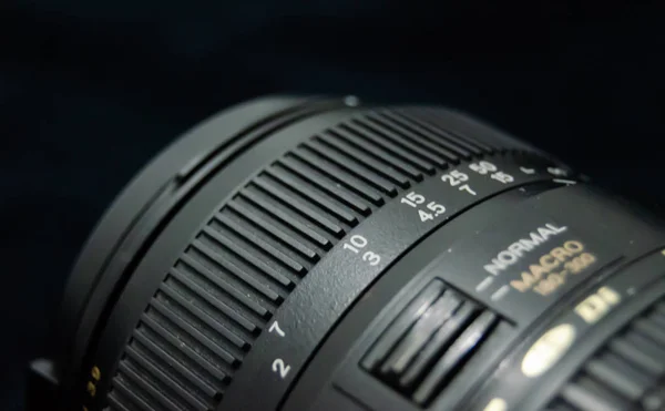 Macro shoot of telescopic macro lens 70-300ml - photography gear concept