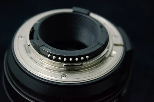 Bir Mountlens Diyafram Kolu Cpu Kişiler Photograohy Dişli Dahil Olmak — Stok fotoğraf