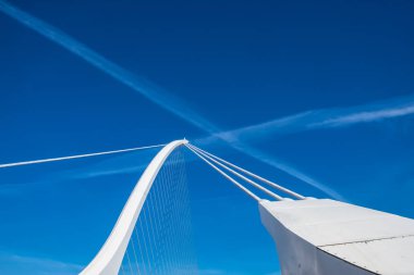 Dublin, İrlanda, Samuel Beckett'ın köprüde kadar Mart 2018, yakın