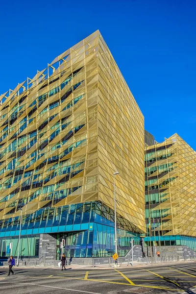 Dublin, İrlanda, Mart 2018, bina İrlanda Merkez Bankası
