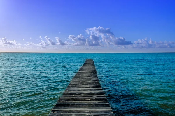 Pier Caribische Zee Little Cayman Cayman Eilanden — Stockfoto