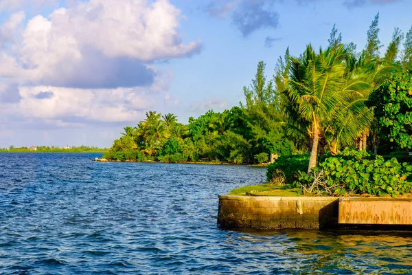 Côte Des Caraïbes Par Harbour House Marina Sur Île Grand — Photo