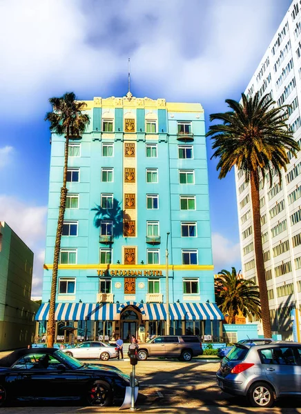 Los Angeles County Ηπα 2019 Μαρτίου Πρόσοψη Του Γεωργιανού Ξενοδοχείου — Φωτογραφία Αρχείου