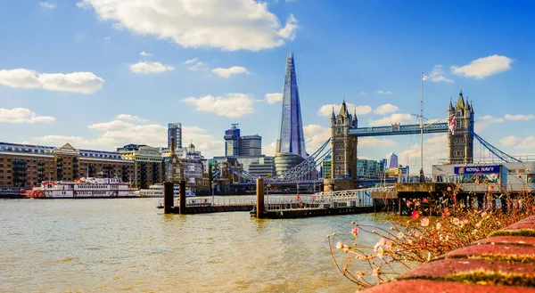 2018年9月 伦敦泰晤士河周边地标建筑 — 图库照片