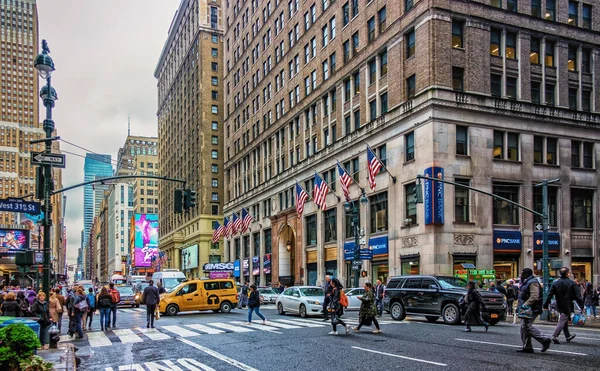 Nowy Jork Usa Maj 2019 Scena Miejska Przy 7Th Ave — Zdjęcie stockowe