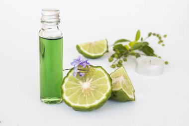 Yerel Asya koku koku aroma terapi arka plan beyaz doğal bitkisel yağlar vejetaryen Güney Afrika'da bir kabile kireç