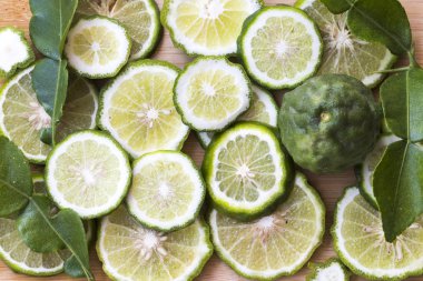 arka plan doku doğa kaffir kireç dilimi asya düzenleme düz döşeme tarzı doğrama blok yerel bitki örtüsü