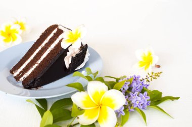 ahşap düzenleme beyaz kek pasta tatlı stil snack çikolata çiçek