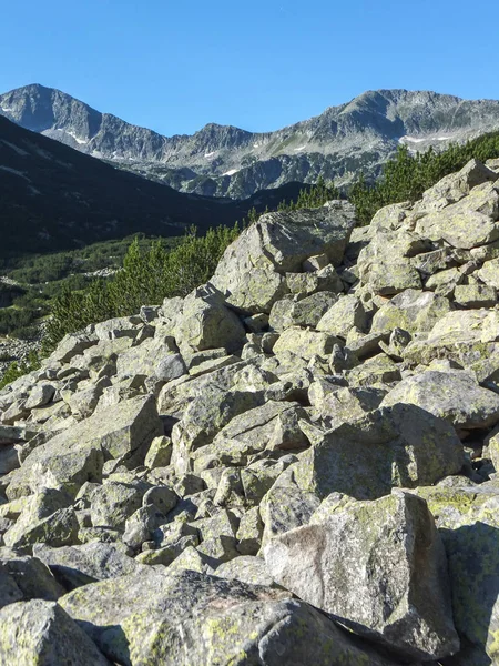 Increíble Paisaje Con Banderishki Chukar Peak Montaña Pirin Bulgaria — Foto de Stock