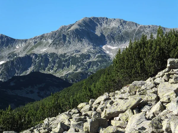 ヴィフレン ピーク ブルガリアのピリン山の登山ルートから素晴らしい風景 — ストック写真