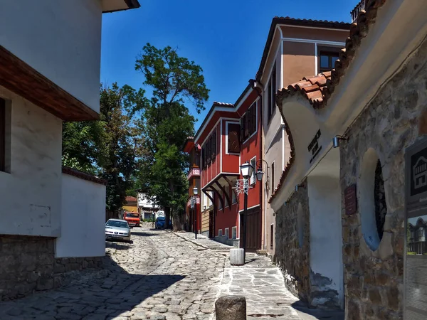 Plovdiv Bulgaristan Haziran 2012 Bulgar Canlanma Sokak Eski Şehir Plovdiv — Stok fotoğraf