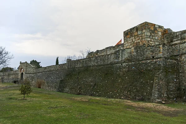 Skopje Republika Macedonii Lutego 2018 Skopje Fortecy Twierdza Kale Starym — Zdjęcie stockowe