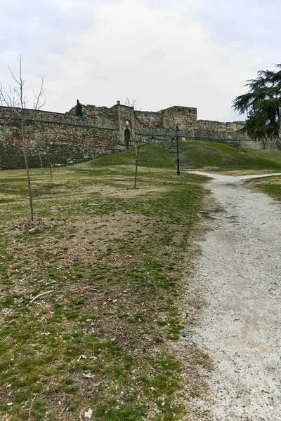 Σκόπια Πγδμ Φεβρουαρίου 2018 Σκόπια Φρουρίου Ιτς Καλέ Φρούριο Στην — Φωτογραφία Αρχείου