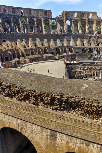 Rome Talya Haziran 2017 Colosseum Yılında Roma Talya Şehrin Bir — Stok fotoğraf