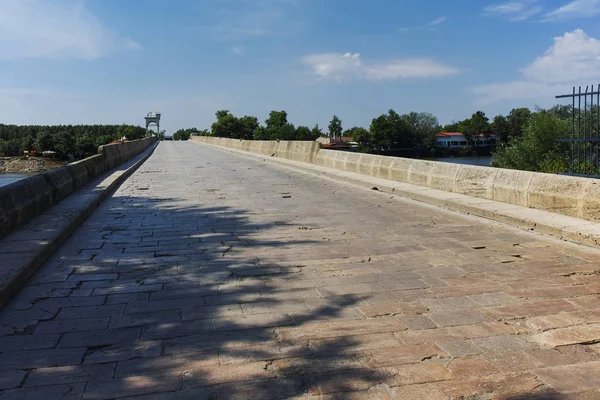 Edirne Turecko Května 2018 Most Období Osmanské Říše Meric Řeku — Stock fotografie