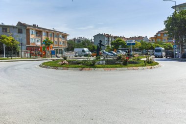 Edirne, Turkey - 26 Mayıs 2018: Edirne şehir, Doğu Trakya, Türkiye'de tipik sokak