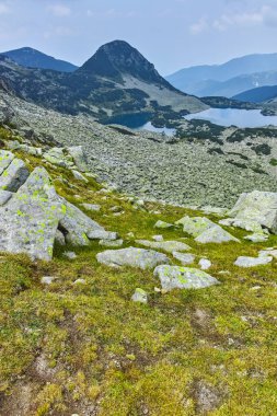 Panoramik Gergiyski göller, Pirin Dağı, Bulgaristan