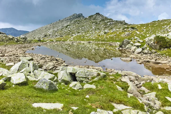 Amazing Landscape Upper Spanopolsko Lake Pirin Mountain Bulgaria — Stok Foto