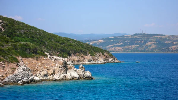 Ammouliani Chalkidiki Grecia Luglio 2012 Vista Panoramica Sull Isola Ammouliani — Foto Stock