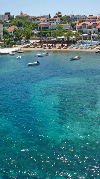Ammouliani Chalkidiki Řecko Července 2012 Panoramatický Pohled Ostrov Ammouliani Athos — Stock fotografie
