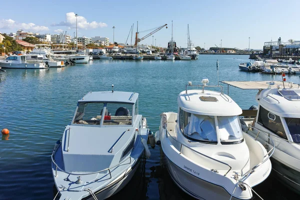 Alexandroupoli Grécia Setembro 2017 Vista Panorâmica Porto Cidade Alexandroupoli Macedónia — Fotografia de Stock