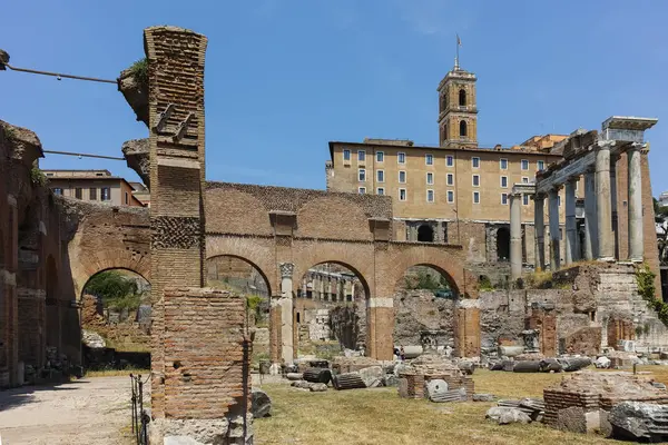 Рим Италия Июня 2017 Года Руины Римского Форума Капитолийского Холма — стоковое фото