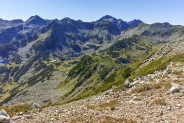 Manzara Chairski göller, Pirin Dağı, Bulgaristan