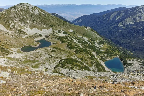 Peisaj Uimitor Lacuri Tipitski Muntele Pirin Bulgaria — Fotografie, imagine de stoc