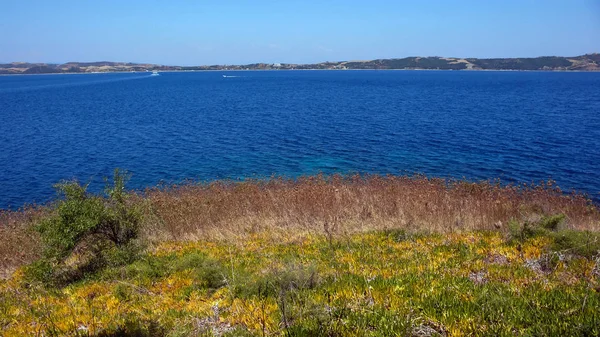 Küste Der Insel Mammouliani Athos Chalkidiki Zentralmakedonien Griechenland — Stockfoto