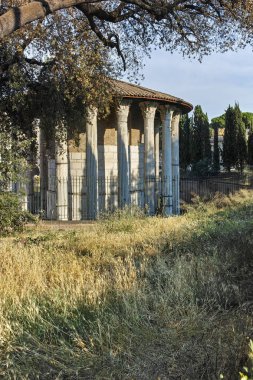 Roma, İtalya - 22 Haziran 2017: görünümü, Tapınak, Herkül Victor Roma, İtalya, Amazing