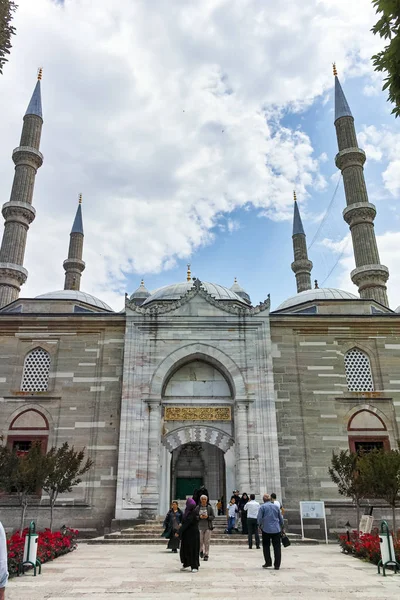 Edirne Turcja Maja 2018 Zewnątrz Widok Selimiye Mosque Zbudowany Między — Zdjęcie stockowe