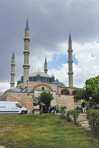 Edirne Turkiet Maj 2018 Utsidan Selimiye Moskén Byggdes Mellan 1569 — Stockfoto